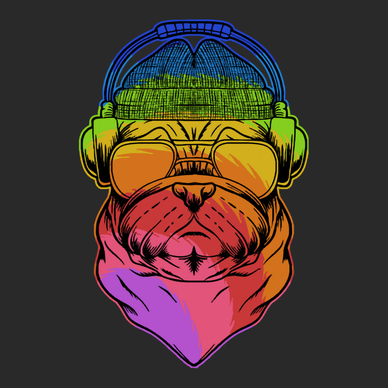 Pug Dog With Headphone T  Shirtpug Dog With Headphone T  Shirt Printed hat by pestmasons | Artistshot