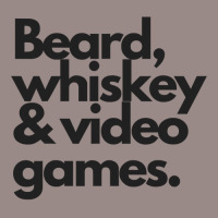 Beard, Whiskey   Video Games  Manly Whiskey Drinker Vintage T-shirt | Artistshot