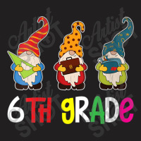 Womens First Day Teacher Back To School Gnomes 6th Grade Crew T-shirt | Artistshot