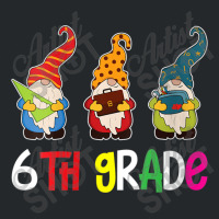 Womens First Day Teacher Back To School Gnomes 6th Grade Crew Crewneck Sweatshirt | Artistshot