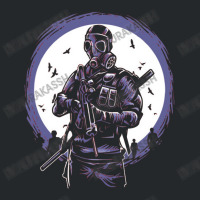 Gas Mask Soldier Crewneck Sweatshirt | Artistshot