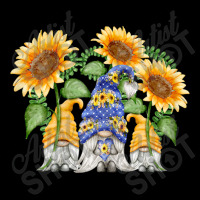 Womens Floral Sunflower Gnome Love & Heart For Hippies And Gardener Fleece Short | Artistshot