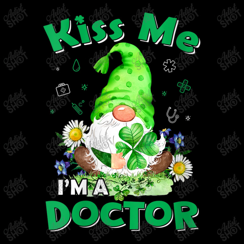 Womens Funny Doctor Nurse Gnomes St Patrick's Day Tee Nursing Lover V-neck Tee | Artistshot