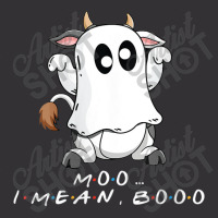 Womens Funny Halloween Moo I Mean Boo Funny Ghost Cow Vintage Short | Artistshot