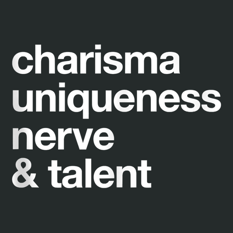 Funny Charisma Uniqueness Nerve Talent Gay Clothing Tank Top Women's Triblend Scoop T-shirt by swaratpoavonabil | Artistshot