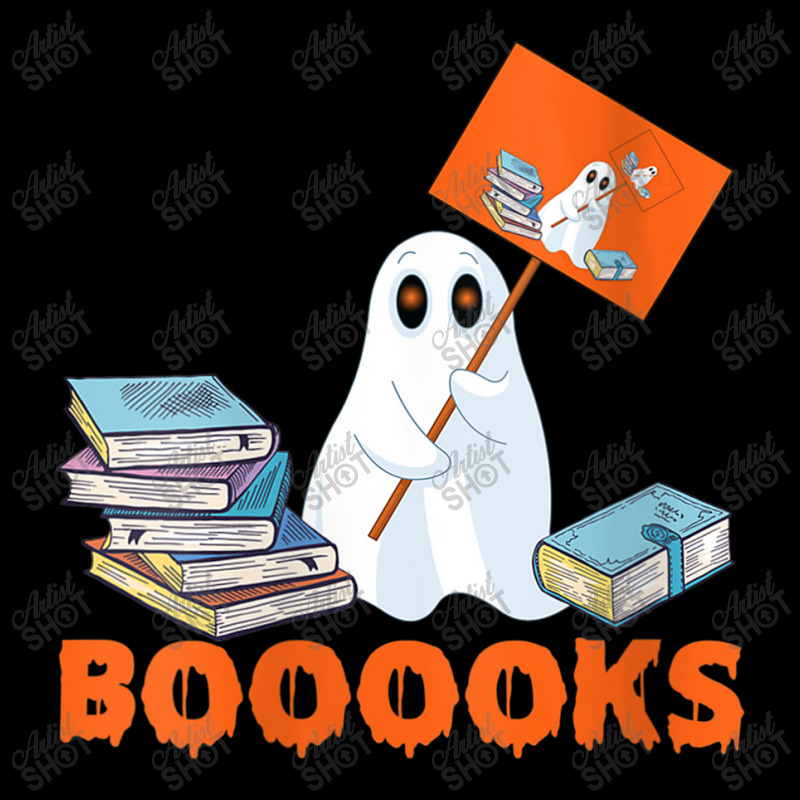 Womens Ghost Booooks Funny Halloween Boo Reading Books V-neck Tee | Artistshot