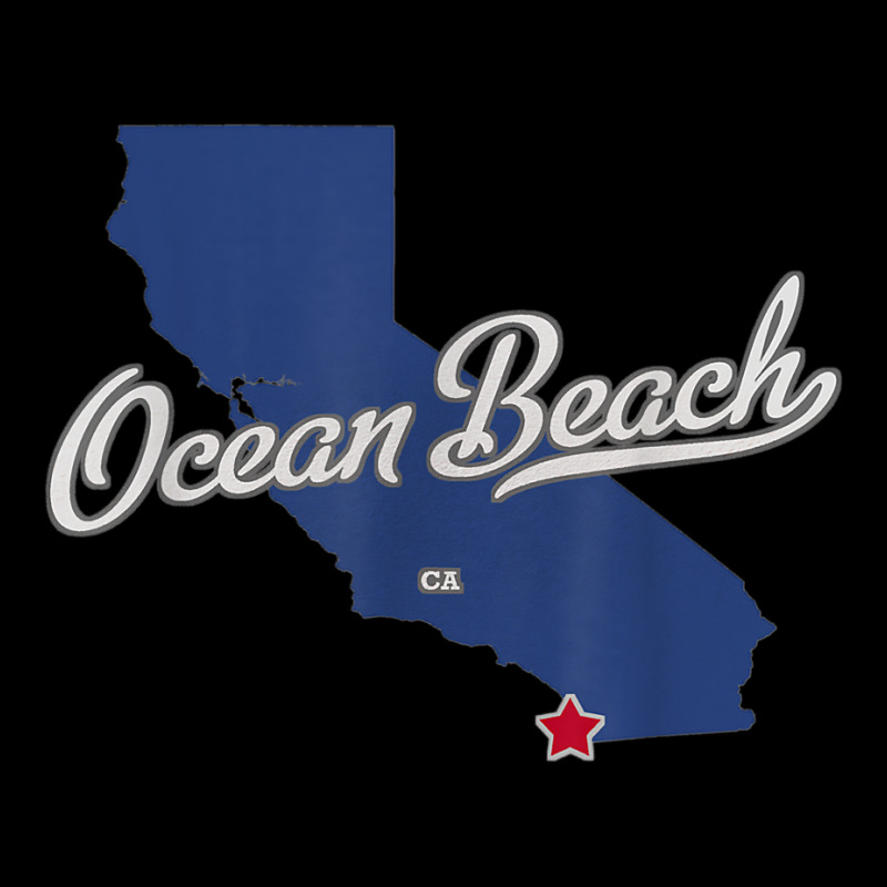 Ocean Beach California San Diego Ca Map T Shirt Toddler Sweatshirt | Artistshot