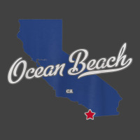 Ocean Beach California San Diego Ca Map T Shirt Vintage T-shirt | Artistshot