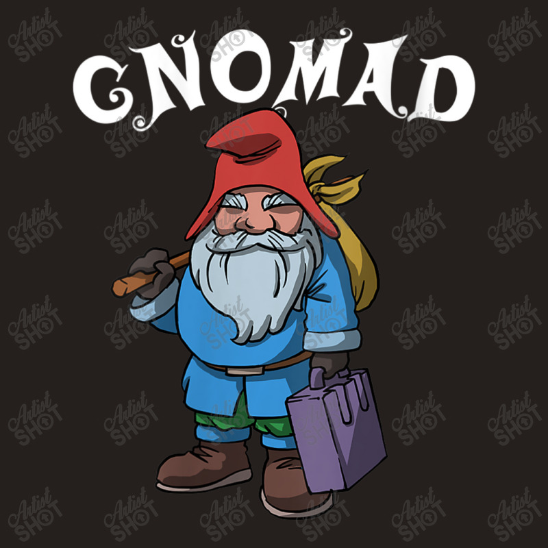 Womens Gnomad Travel Gnome Adventure Vacation Nomad Tank Top | Artistshot