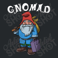 Womens Gnomad Travel Gnome Adventure Vacation Nomad Crewneck Sweatshirt | Artistshot