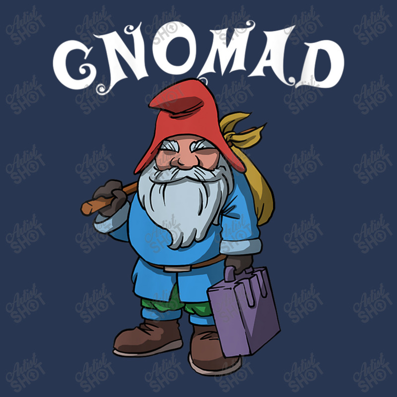 Womens Gnomad Travel Gnome Adventure Vacation Nomad Men Denim Jacket | Artistshot