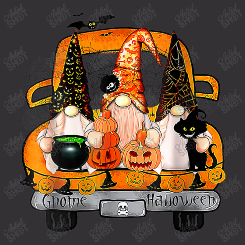 Womens Gnome Witch Halloween Pumpkin Autumn Fall Holiday 2022 Vintage Hoodie | Artistshot