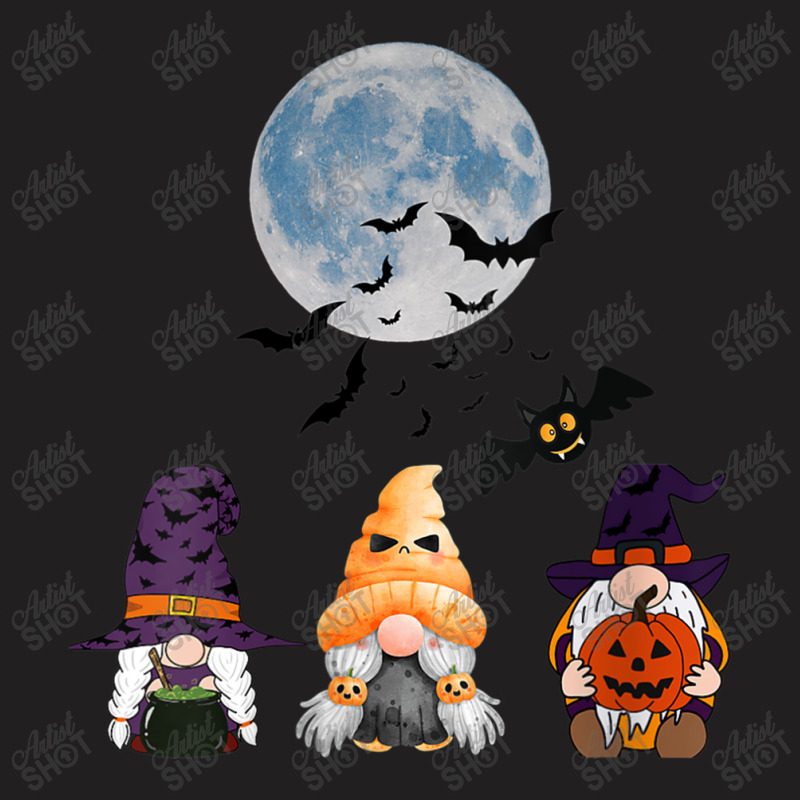 Womens Gnome Witch Halloween Pumpkin Autumn Fall Holiday 2022 T-shirt | Artistshot