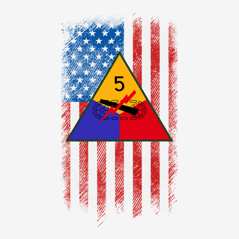 5th Armored Division 5th Ad American Flag Long Sleeve T Shirt Baby Beanies | Artistshot