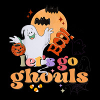 Retro Vintage Groovy Let's Go Ghouls Halloween Ghost Costume T Shirt Pocket T-shirt | Artistshot