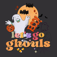 Retro Vintage Groovy Let's Go Ghouls Halloween Ghost Costume T Shirt Vintage Hoodie | Artistshot