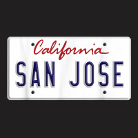 San Jose California Bay Area Silicone Valley License Plate T Shirt T-shirt | Artistshot