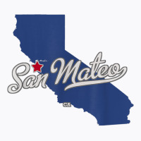 San Mateo California Ca Map T Shirt T-shirt | Artistshot