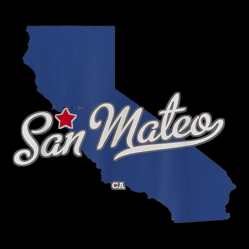 San Mateo California Ca Map T Shirt Long Sleeve Shirts | Artistshot