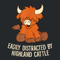 Scottish Highland Cattle   Easily Distracted Highland Cattle T Shirt Crewneck Sweatshirt | Artistshot