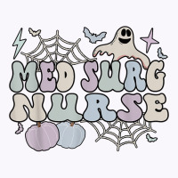 Spooky Med Surg Nurse Halloween Medical Surgical Nursing T Shirt Tank Top | Artistshot