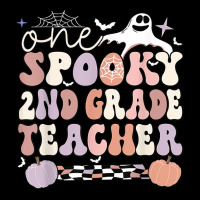 Spooky Second Grade Teacher Halloween 2nd Grade Teacher T Shirt Men's 3/4 Sleeve Pajama Set | Artistshot