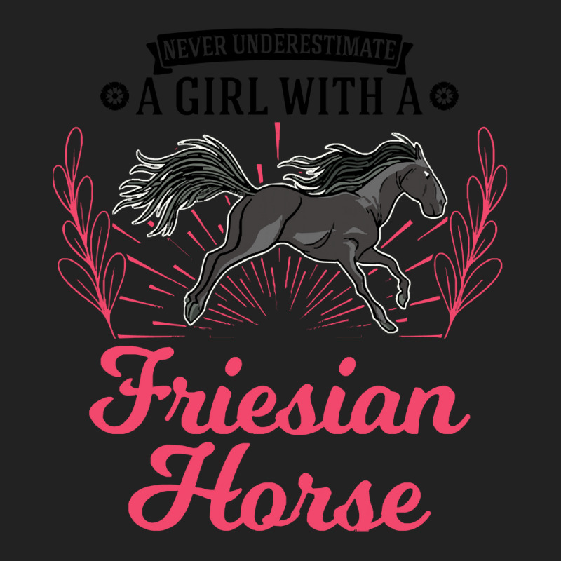 Friesian Horse T  Shirt Friesian Horse Girl T  Shirt Backpack | Artistshot