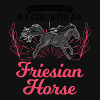 Friesian Horse T  Shirt Friesian Horse Girl T  Shirt Rear Car Mat | Artistshot