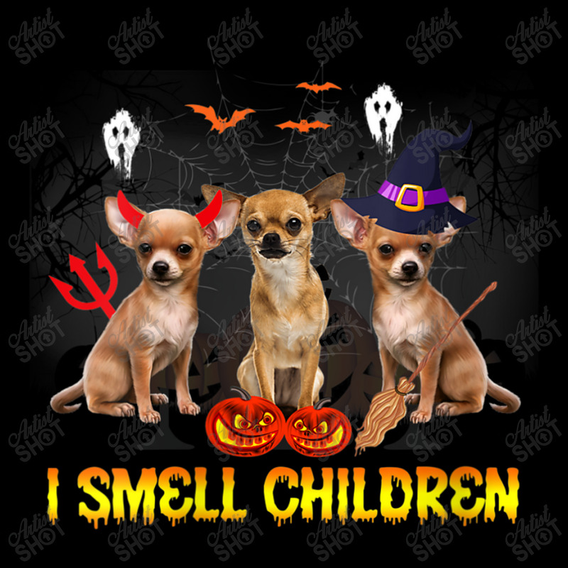 Womens I Smell Childen Funny Halloween Chihuahua Lightweight Hoodie | Artistshot