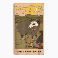 The Trash Eater Tarot Possum Halloween Card T Shirt T-shirt | Artistshot