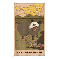 The Trash Eater Tarot Possum Halloween Card T Shirt 3/4 Sleeve Shirt | Artistshot