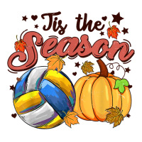 Tis The Season Volleyball Season Fall Vibes Autumn Retro T Shirt Crewneck Sweatshirt | Artistshot