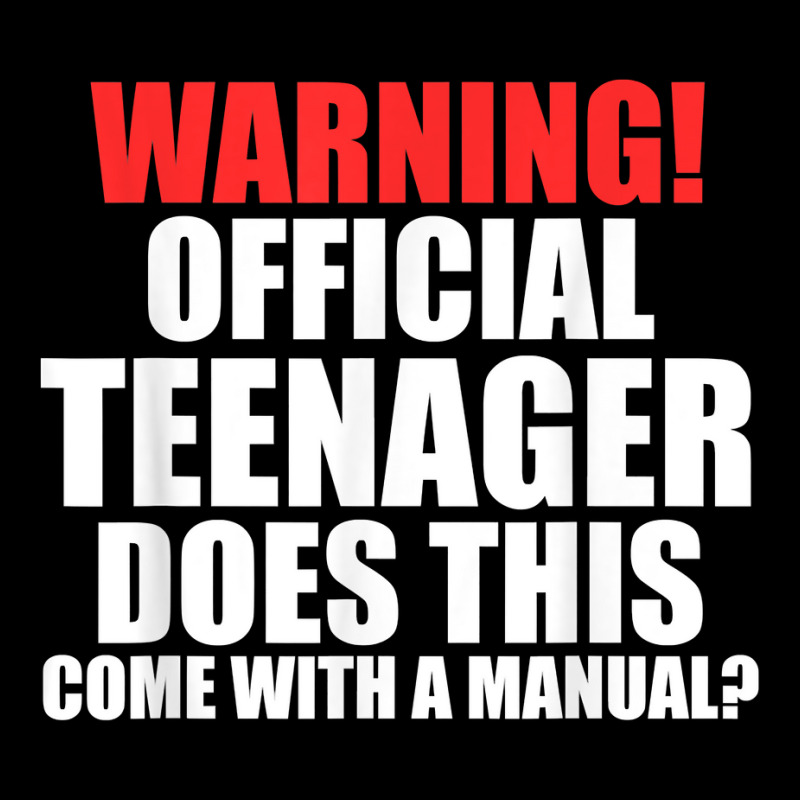 Warning! Offficial Teenager Come 13th Birthday Teenager T Shirt V-neck Tee | Artistshot