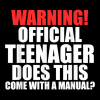 Warning! Offficial Teenager Come 13th Birthday Teenager T Shirt Men's 3/4 Sleeve Pajama Set | Artistshot