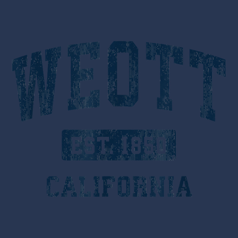 Weott California Ca Vintage Athletic Sports Design T Shirt Men Denim Jacket | Artistshot