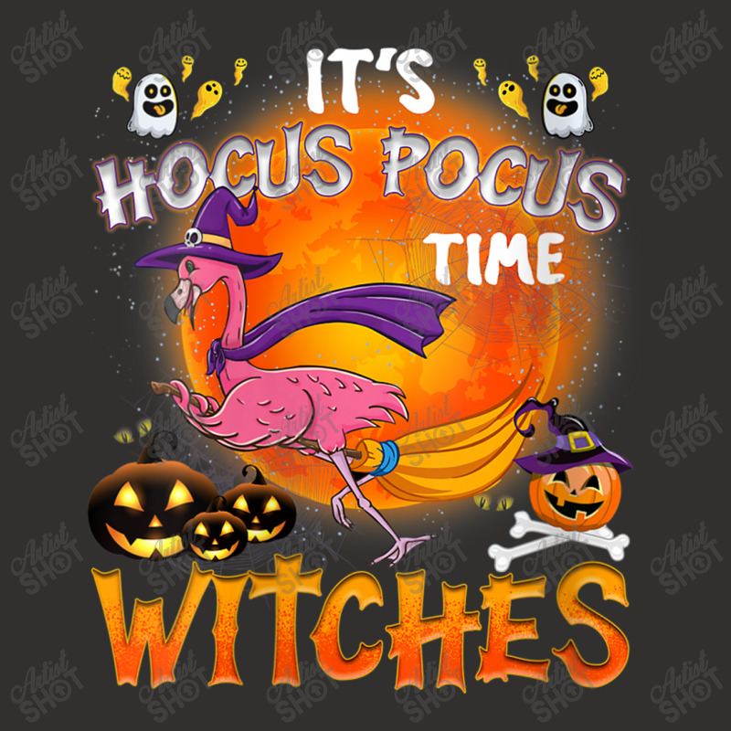 Womens Its Hocus Pocus Time Witches Flamingo Champion Hoodie | Artistshot