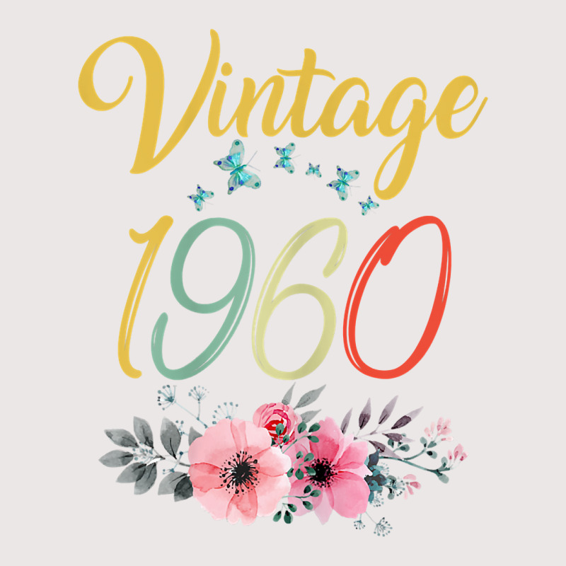 Womens Vintage 1960 Sunflower 63rd Birthday Awesome Since 1960 T Shirt Pocket T-shirt | Artistshot