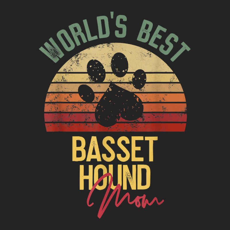 World´s Best Basset Hound Mom T Shirt 3/4 Sleeve Shirt | Artistshot