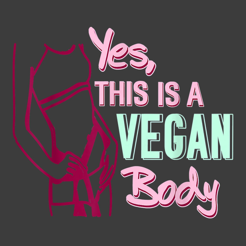 Yes This Is A Vegan Body Cool Retro T Shirt Present Gift T Shirt Men's Polo Shirt | Artistshot