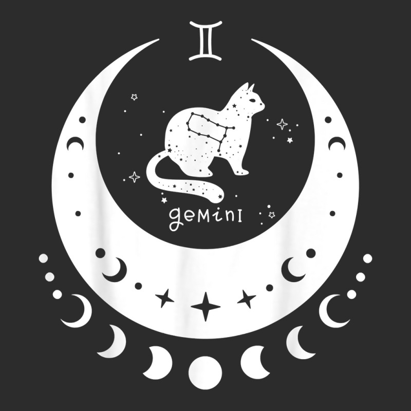 Zodiac Gemini Horoscope Astrology Sign Cat Crescent Moon T Shirt Exclusive T-shirt | Artistshot