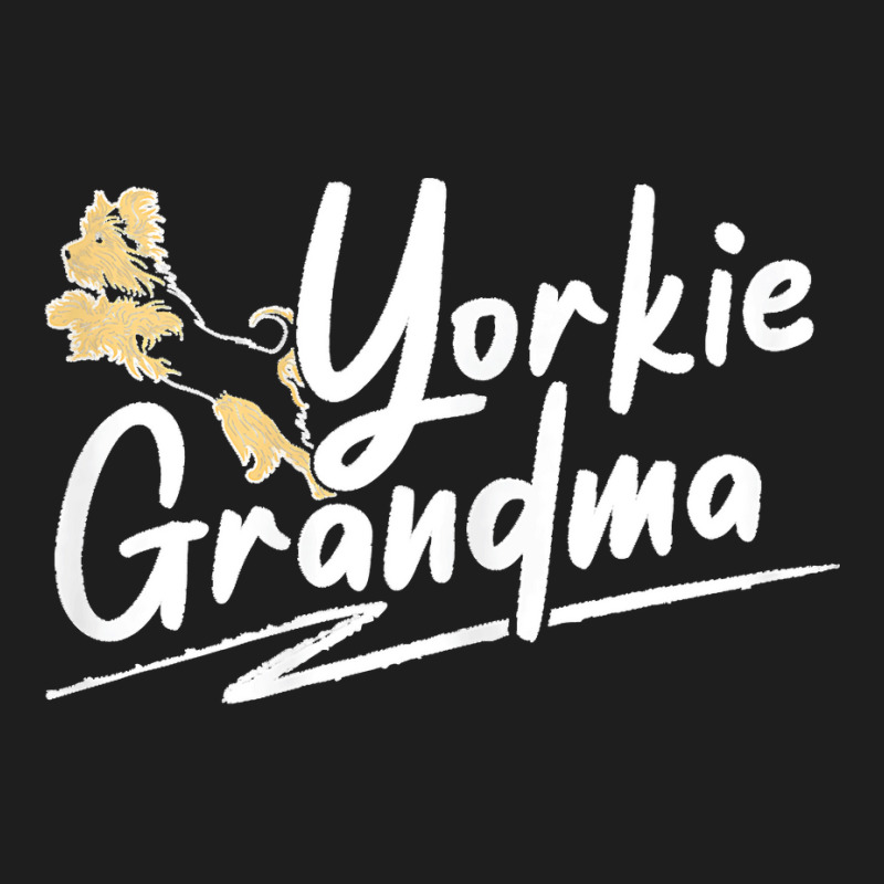 Womens Yorkie Grandma Yorkshire Terrier Dog Lover Puppy Grandmother Classic T-shirt by WirtzRichard | Artistshot