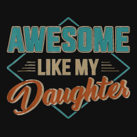 Awesome Like My Daughter For Dad On Father's Day Tote Bags | Artistshot