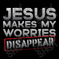 Jesus Makes My Worries Youth Zipper Hoodie | Artistshot