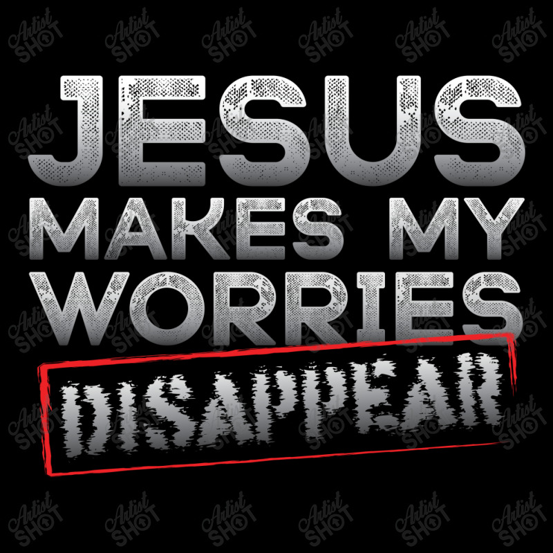 Jesus Makes My Worries Youth Zipper Hoodie | Artistshot