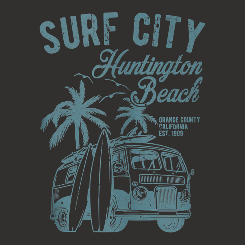 Vintage Cool Huntington Beach Surf City Sunset Surf Minivan Tank Top Champion Hoodie by fallenafsericebe | Artistshot