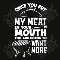 Once You Put My Meat Scorecard Crop Tee | Artistshot