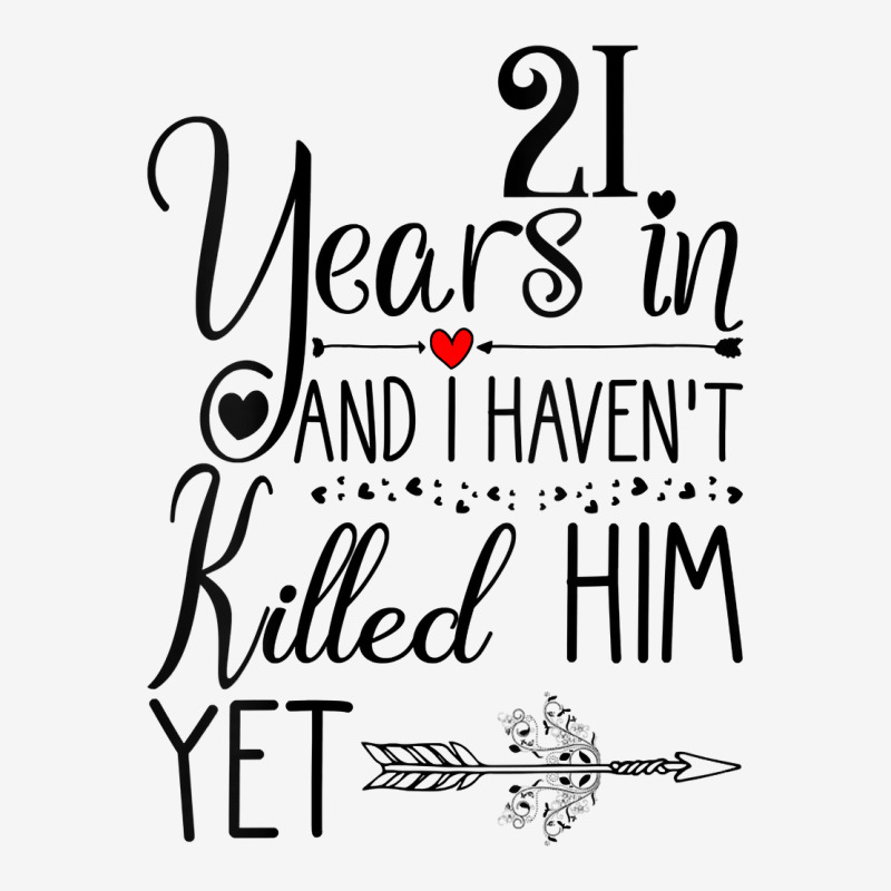 Womens 21st Wedding Anniversary For Her & Wife 21 Years Of Marriage V Classic T-shirt | Artistshot