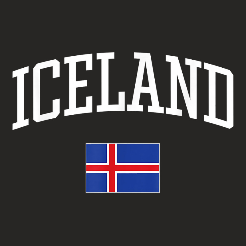 Vintage Flag Of Iceland Love Your Country T Shirt Ladies Fitted T-Shirt by fallenafsericebe | Artistshot