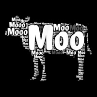 Typography Word Art Cow T Shirt Baby Bibs | Artistshot