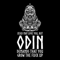 Viking God Odin   Norse Mythology   Motivational Pagan Gift Tank Top Zipper Hoodie | Artistshot